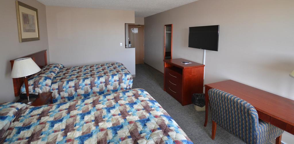 Travelodge Hanna Canada Grey Exterior foto